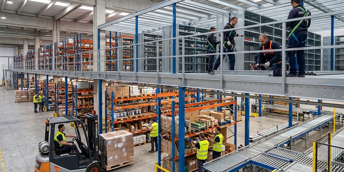 Crear una entreplanta sin parar la producción