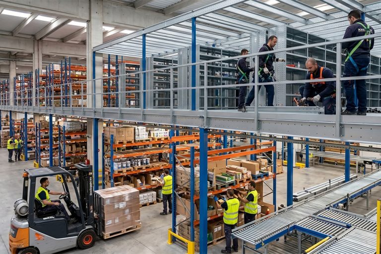 Crear una entreplanta sin parar la producción